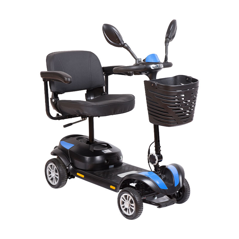 Scooter de mobilidade para idosos com absorção de choque removível de 4 rodas （C2）